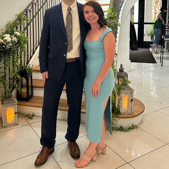 Abercrombie turquoise midi dress - Picture 1 of 2